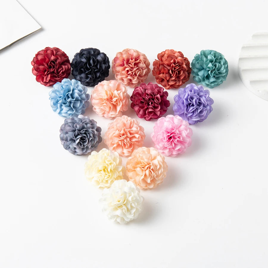 Silk Carnation Artificial Flowers for Wedding & DIY Decor 10/20Pcs Artificial Silk Flowers Babs
