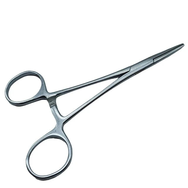 Stainless Steel Locking Hemostat Forceps – Curved & Straight Locking Hemostat Forceps Babs straight about 14cm