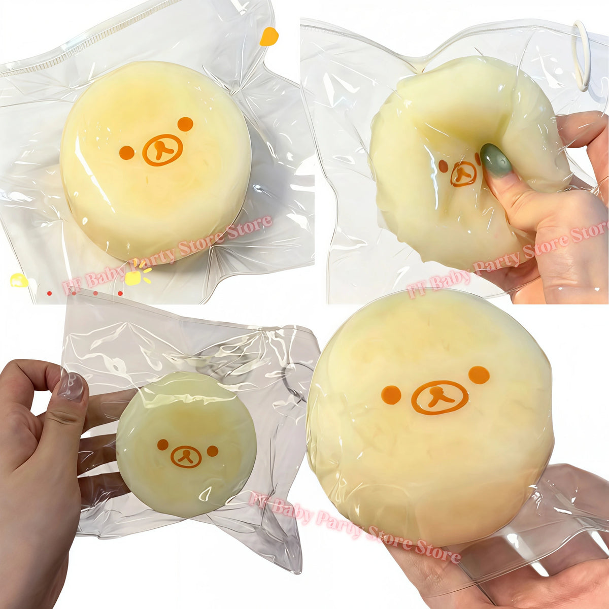 Little Bear Carrot Squishy Fidget Toy – Party Favors for Kids Squishy Fidget Toy Babs