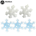 Frozen Winter Birthday Party Supplies – Plates, Cups & Balloons Party Supplies Set Babs WHITE As pictures show