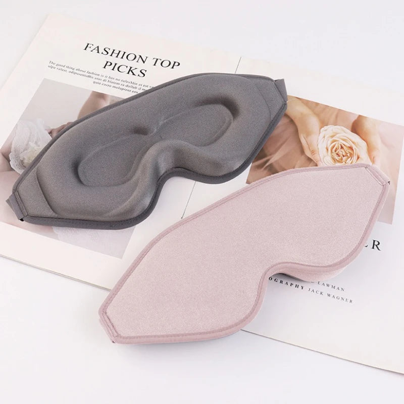 3D Memory Foam Blackout Sleep Eye Mask – Zero Eye Pressure Sleep Eye Mask Babs