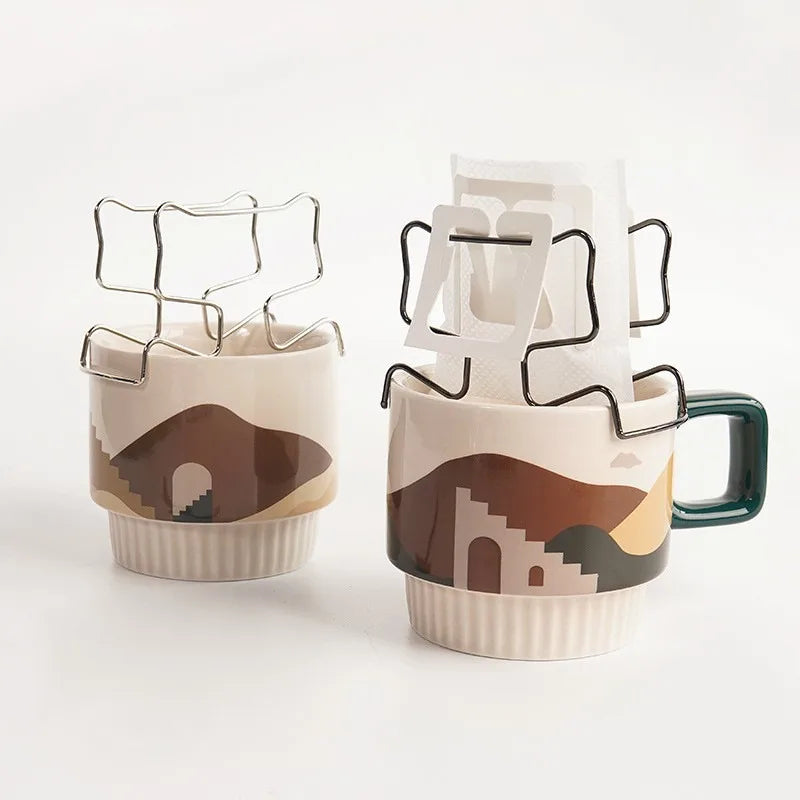 Stainless Steel Coffee Drip Filter Bag Holder – 1/3/5 Pack Coffee Filter Holder Babs