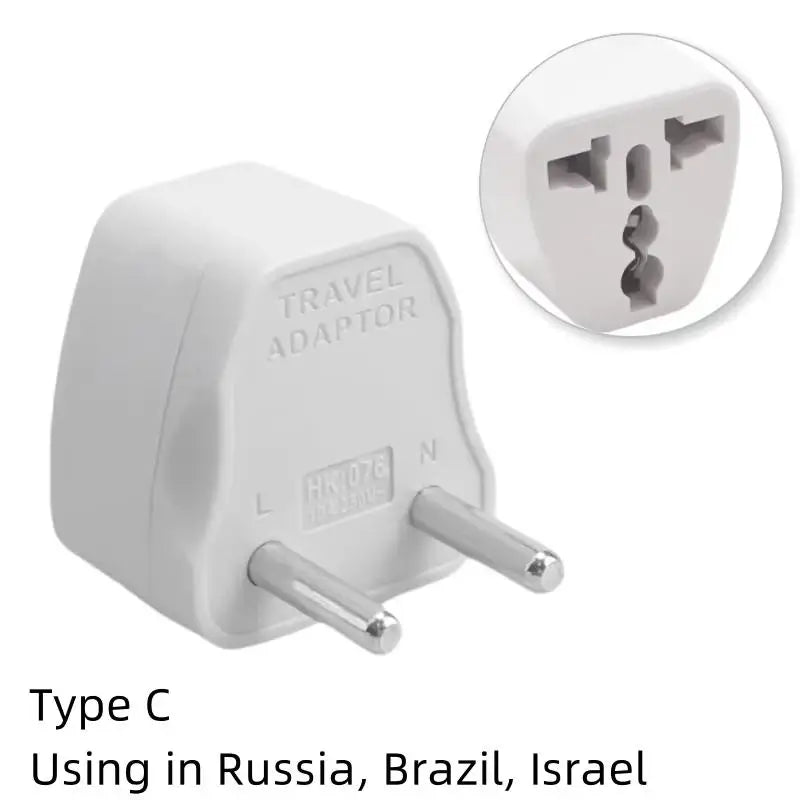 Universal Travel Plug Adapter – US EU AU UK | 150+ Countries Travel Plug Adapter Babs A8