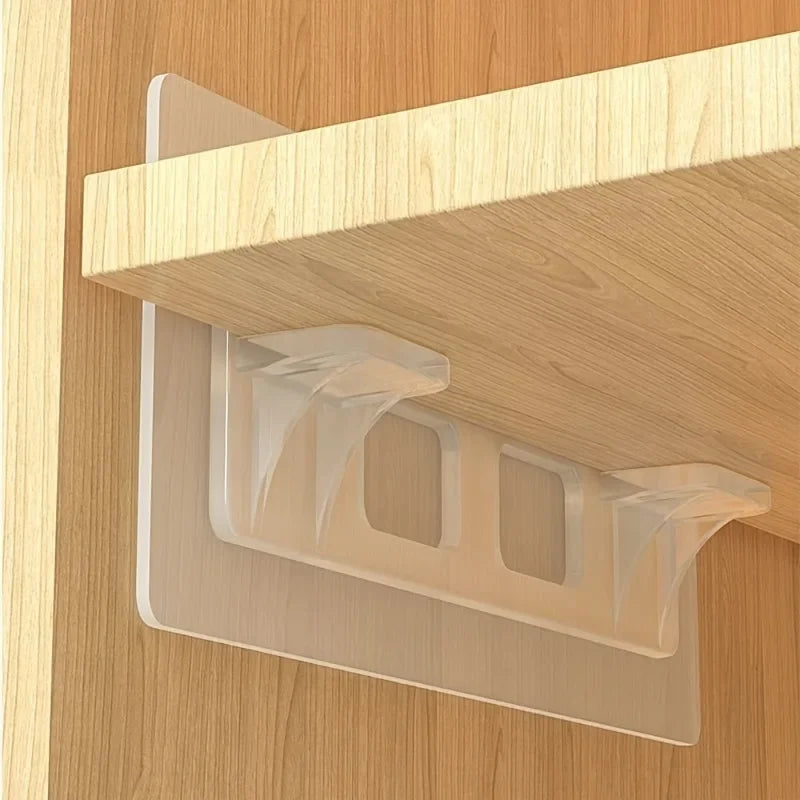 No-Drill Shelf Bracket Retainer for Cabinets & Bookshelves Shelf Bracket Retainer Babs