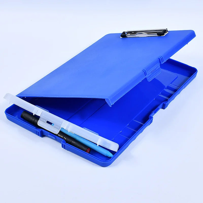 Foldable Clipboard 9.5x13" Rugged Portable Writing Board | Multi-Color Foldable Clipboard Babs Blue