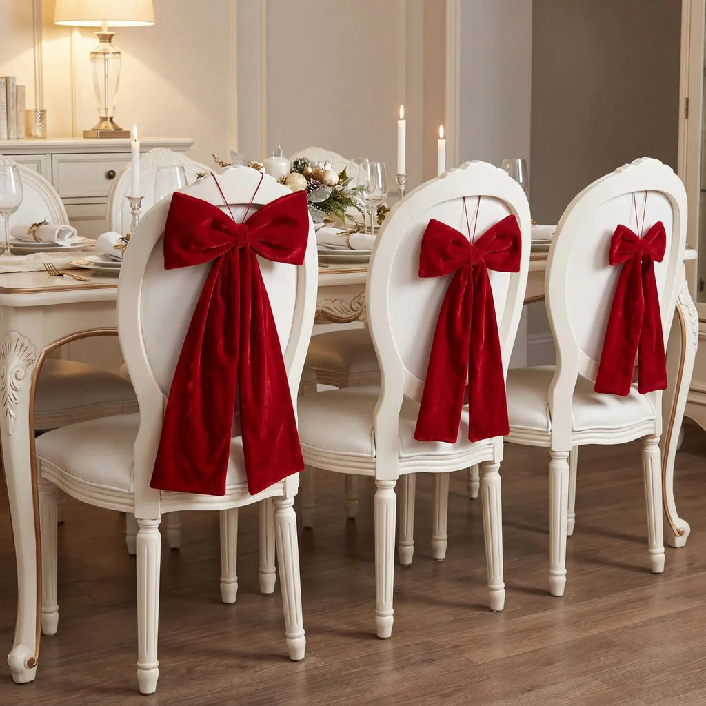 Velvet Fabric Bows for Christmas Tree, Wreath & Holiday Décor Holiday Bow Decoration Babs