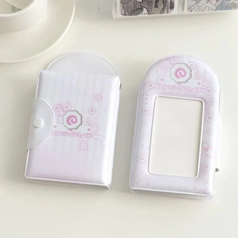 Cute Pattern 32-Slot Card Holder – PVC Portable Card Organizer Card Holder Wallet Babs