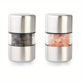 Mini Manual Salt & Pepper Grinder – Stainless Steel Spice Mill Spice Grinder Babs silvery
