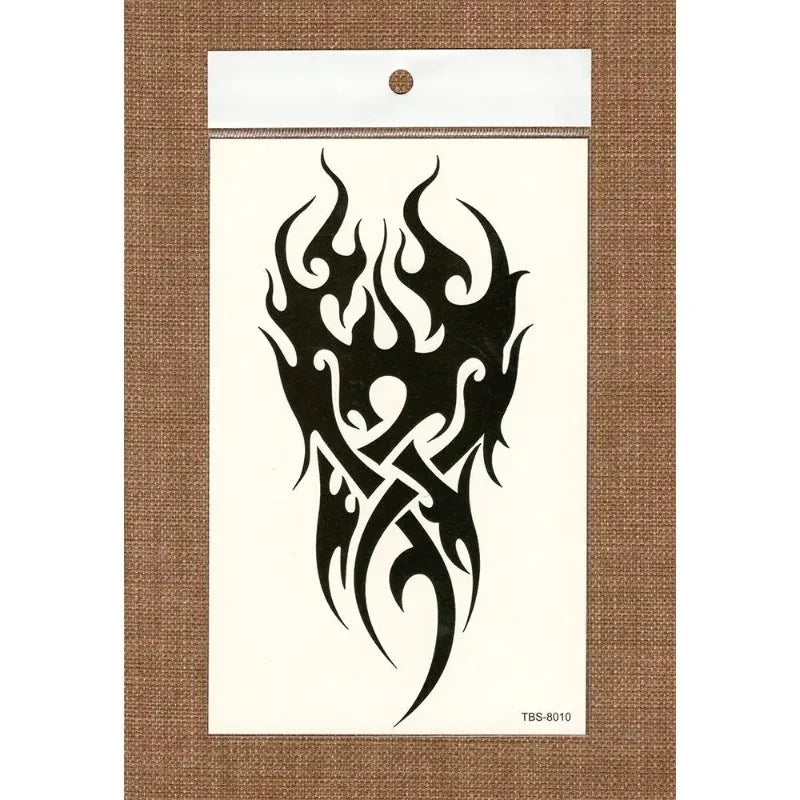 2pcs Tribal Dragon Fire Temporary Tattoos – Waterproof Stickers Temporary Tattoo Babs 2pcs