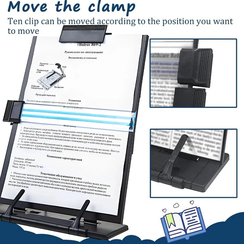 Document Holder Stand | 7 Angles, Foldable, A4 & Letter Document Holder Stand Babs
