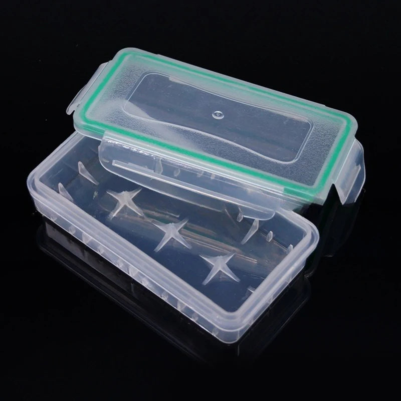 Transparent Plastic Battery Storage Box – Portable Safety Case Battery Storage Box Babs