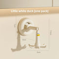 Duck Suction Cup Rotating Hook – No-Drill Kitchen Storage Rack Suction Cup Hook Babs White Duck