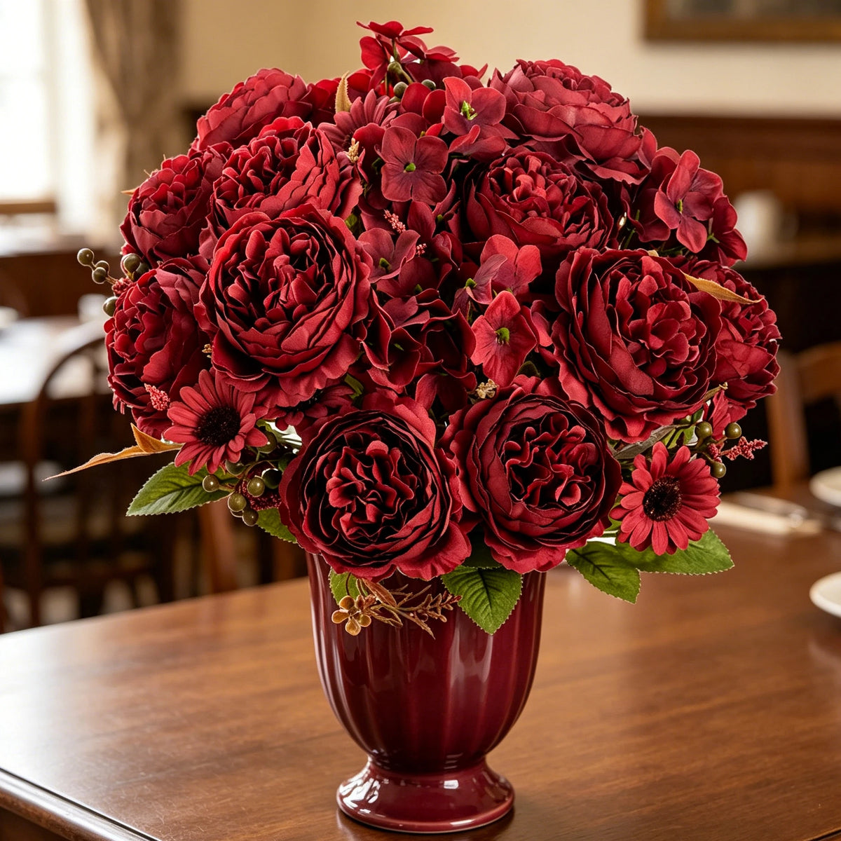 Silk Persian Peony Artificial Flower – Wedding & Home Décor Artificial Silk Flower Babs