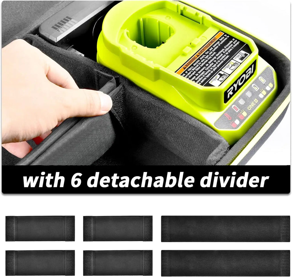 Ryobi ONE+ 18V Battery Storage Case – Carrying Bag & Organizer Battery Storage Case Babs