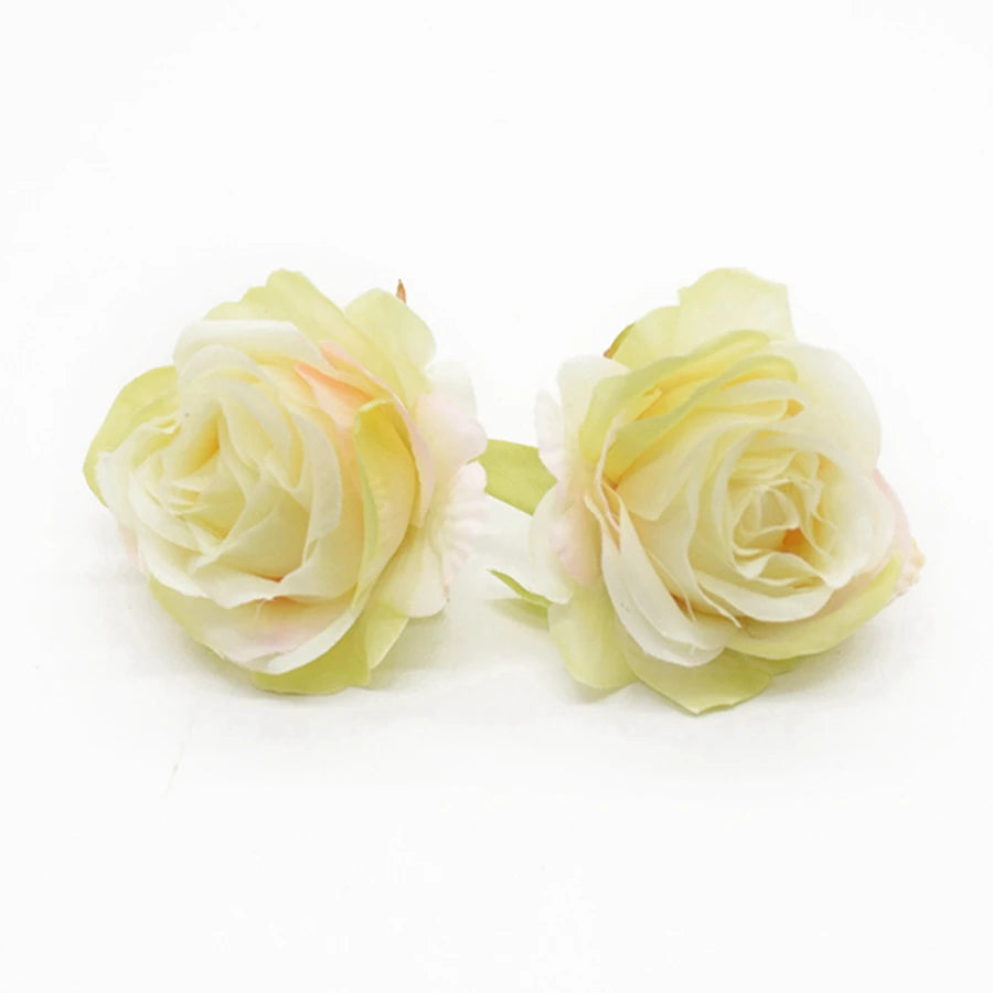 Silk Rose Artificial Flower Heads 30/100 Pcs – DIY & Decor Artificial Silk Flowers Babs Color 9 100 Pieces
