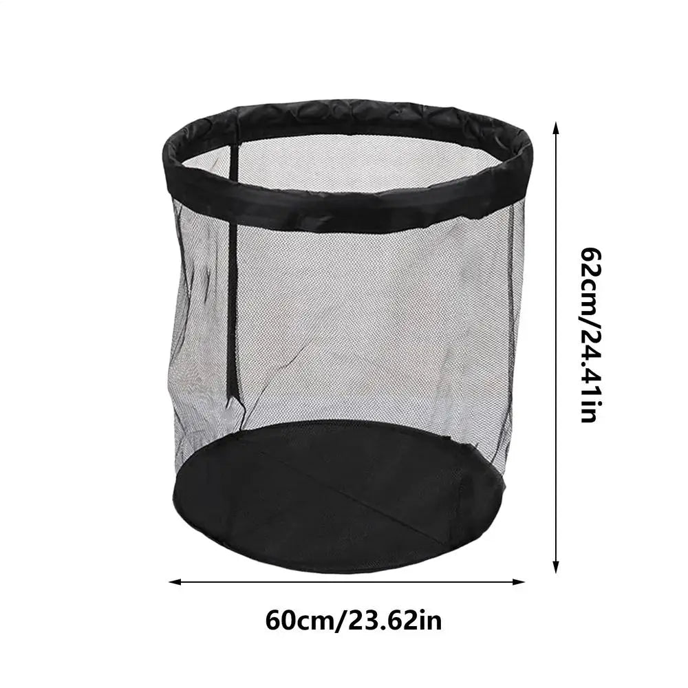 Large Ball Storage Bin – Portable Nylon Net Organizer Basket Ball Storage Organizer Babs 1pcs bag only
