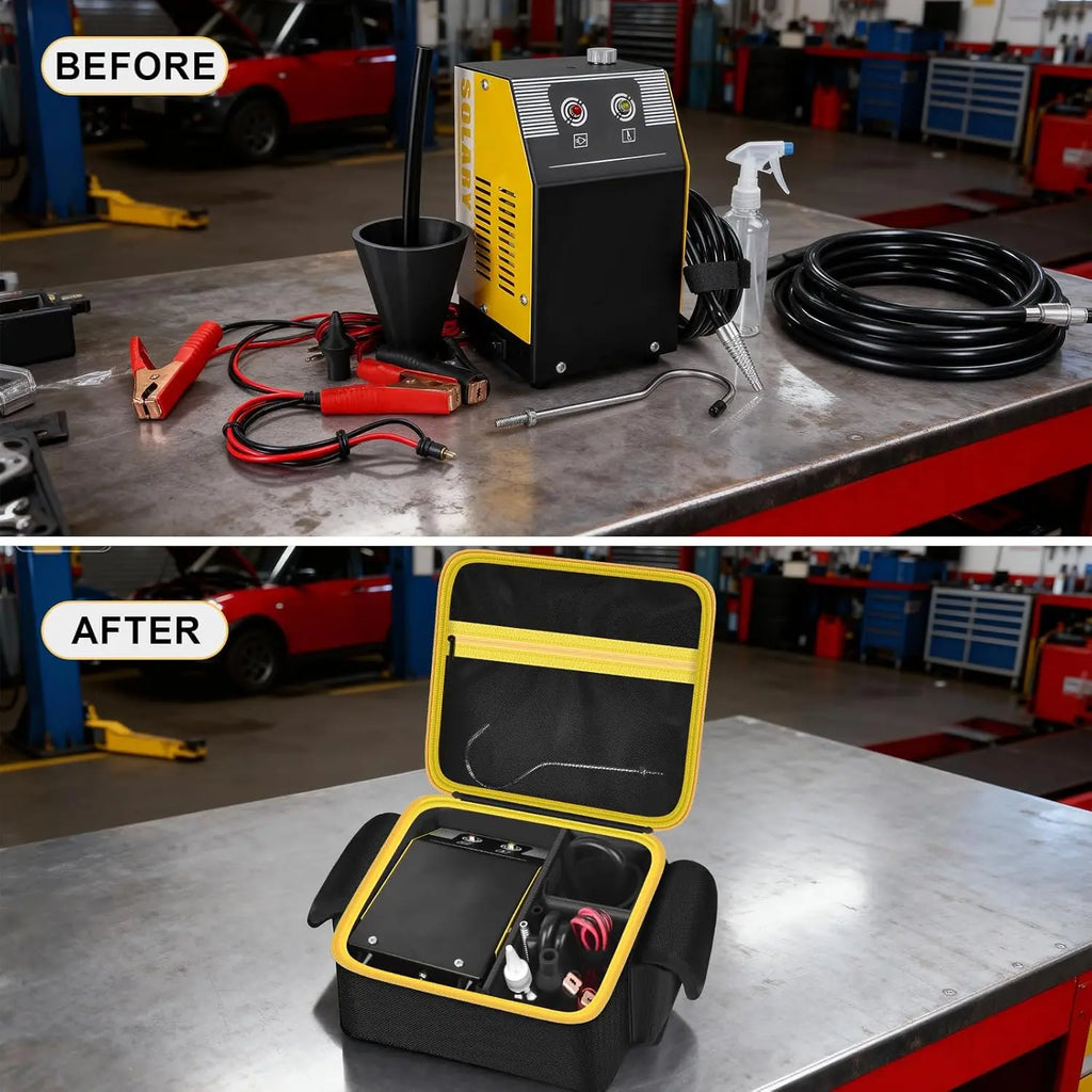 Smoke Machine Storage Bag for Solary Leak Detector | Padded Case Automotive Tool Bag Babs