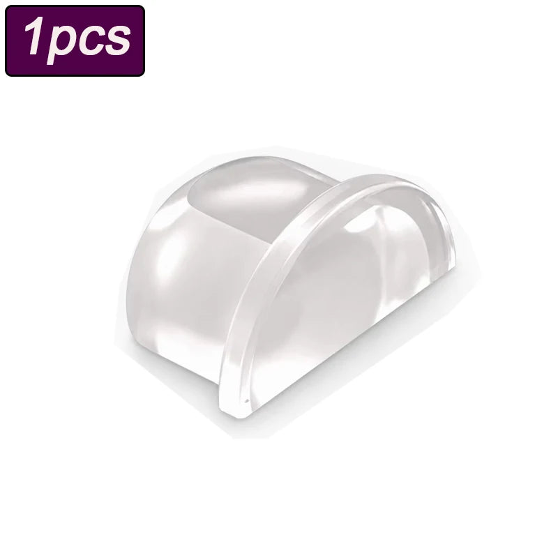 Transparent Silicone Door Stopper Wall Protector Bumper Pad Door Stopper Bumper Babs A-1pcs