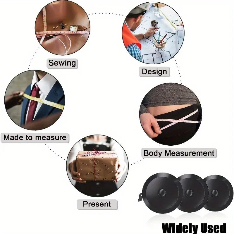 Retractable Tape Measure – Sewing, Tailoring & Crafts 1.5M Sewing Tape Measure Babs