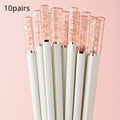 Sakura Pattern Chopsticks – Elegant Cherry Blossom Design Decorative Chopsticks Babs 10pairs