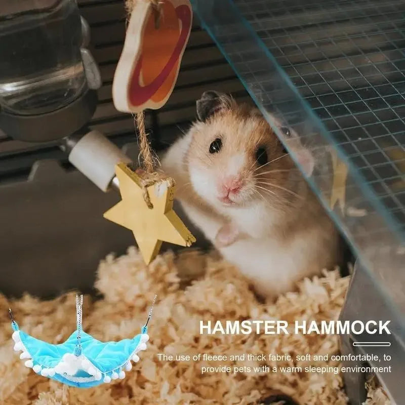 Hanging Hamster Hammock Bunk Bed – Warm Small Pet House Toy Small Pet Hammock Babs