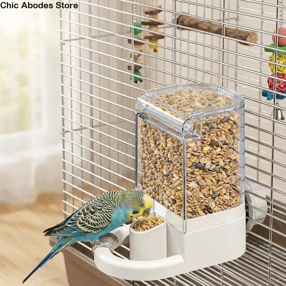 Automatic Wall-Mounted Bird Water Dispenser for Parrots Bird Water Dispenser Babs