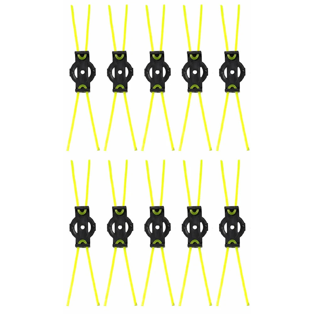 10-Pack Grass Trimmer Head Replacement Rope – Garden Tool Trimmer Head Accessory Babs