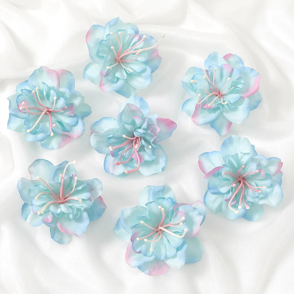 Silk Rose Artificial Flower Heads for Wedding & Home Decor Artificial Silk Flowers Babs 9 20Pcs
