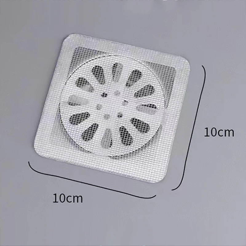 Drain Hair Catcher Stickers – Shower & Sink Filter 10/30/50pk Drain Hair Catcher Babs