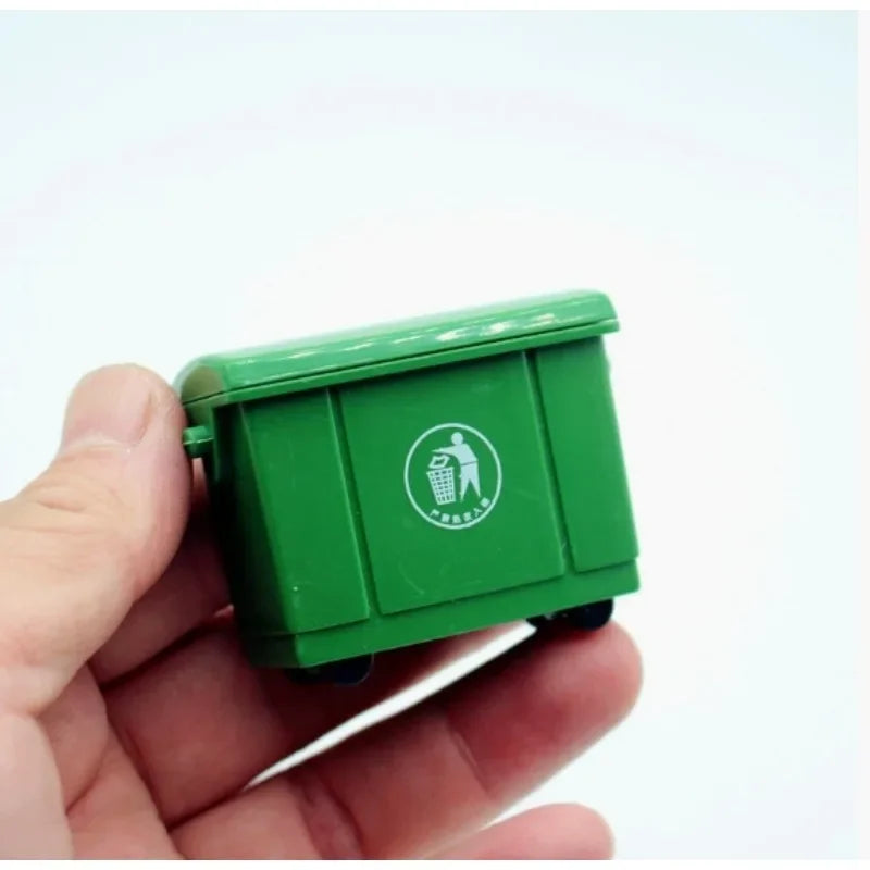 Dollhouse Mini Trash Cans & Tool Car Set – Scene Model Dollhouse Accessory Set Babs