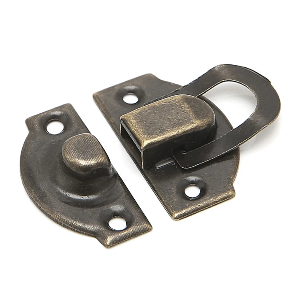 10PCS Retro Iron Toggle Latch Clasps – Box Hasp Hardware Buckles Box Latch Hardware Babs