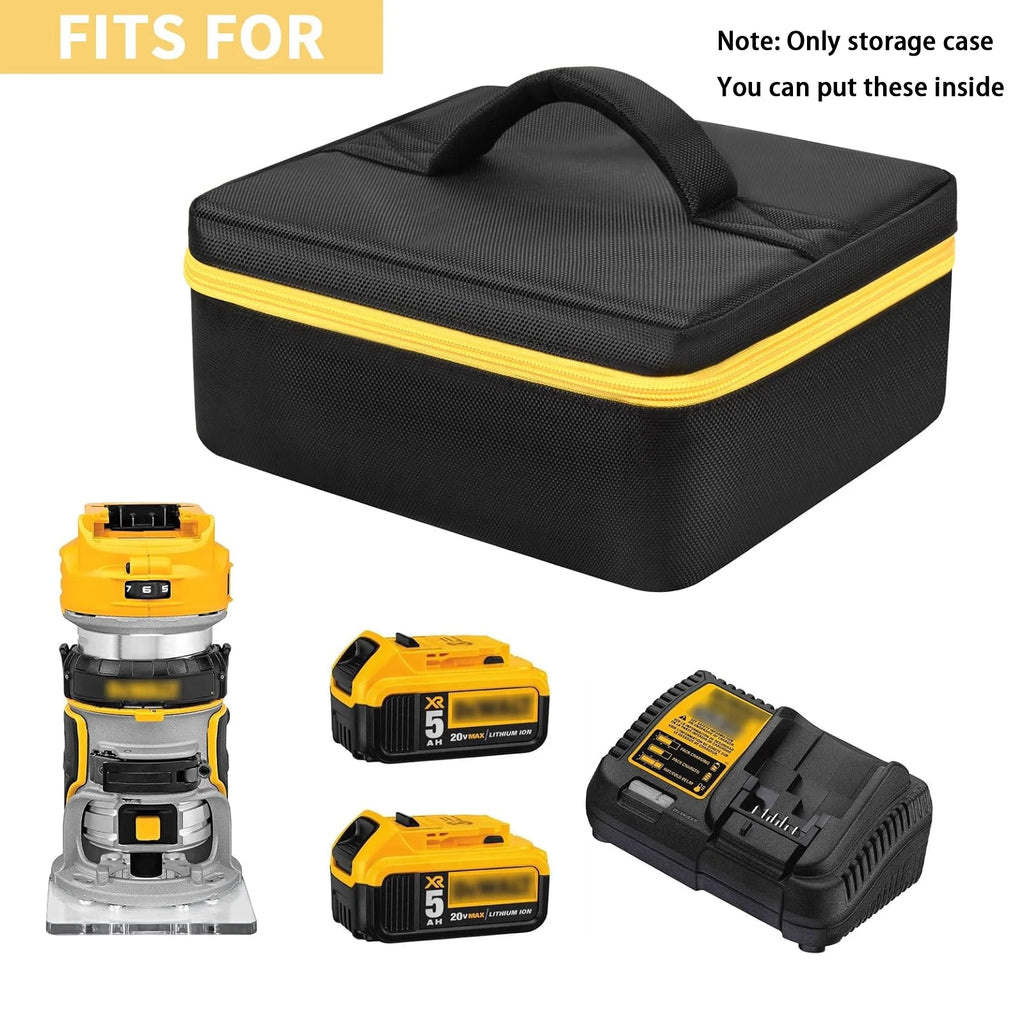 Router Tool Case for DEWALT DCW600B & Makita XTR01Z | Oxford Bag Router Tool Case Babs