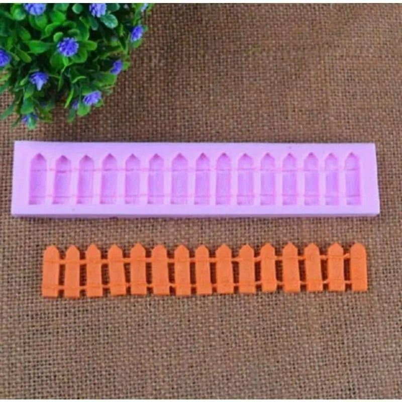 Silicone Fondant Cake Fence Mold – DIY Baking Decoration Cake Decorating Mold Babs