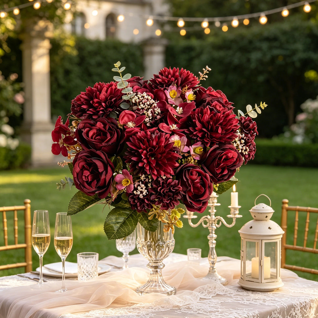 Silk Peony Artificial Flowers – Wedding, Home & Garden Décor Artificial Silk Flowers Babs