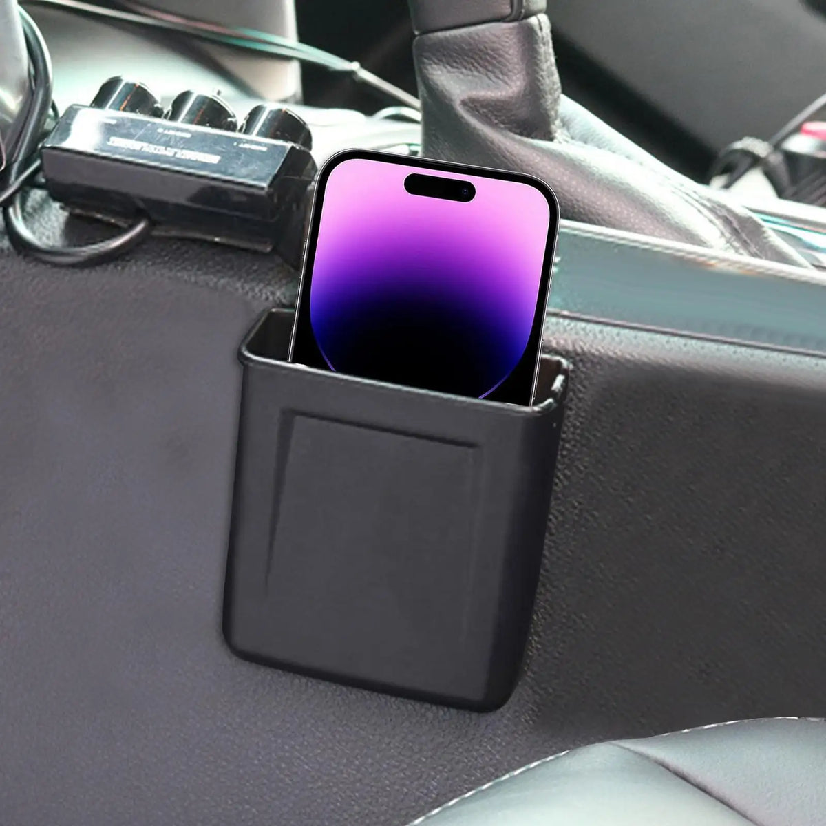 Adhesive Car Dash Organizer – Storage Box for Keys & Phones Car Storage Organizer Babs