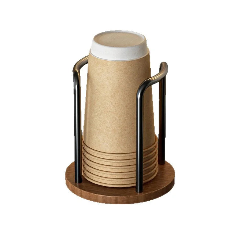 Wooden Mug Display Stand & Cup Holder with Storage Rack Mug Display Stand Babs
