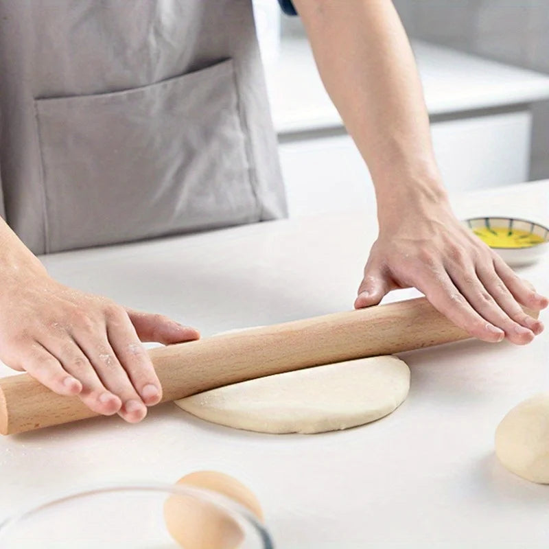2-Pack Wooden Rolling Pins – Unpainted Hardwood Baking Tools Wooden Rolling Pin Babs