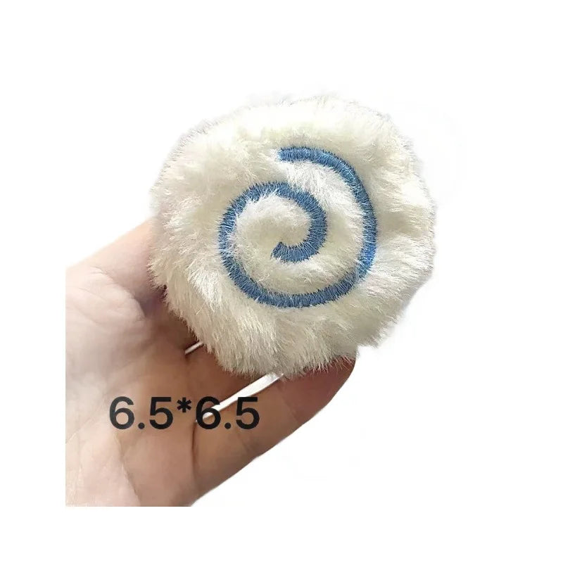Spiral Plush Doll Bag Charm – DIY Backpack & Luggage Decor Bag Charm Ornament Babs 1pcs