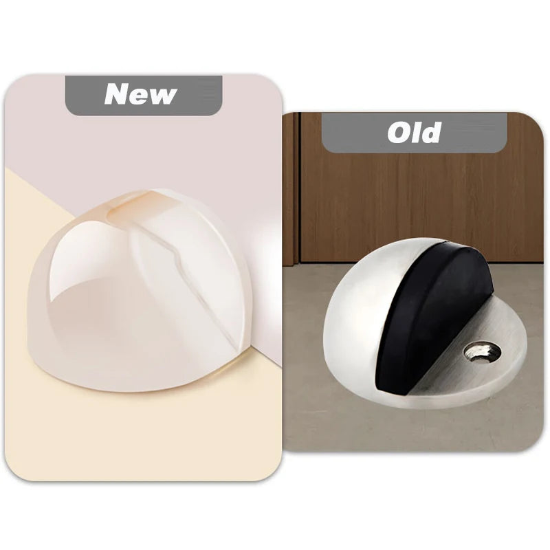 Transparent Silicone Door Stopper – No-Drill Wall Protector Door Stopper Babs
