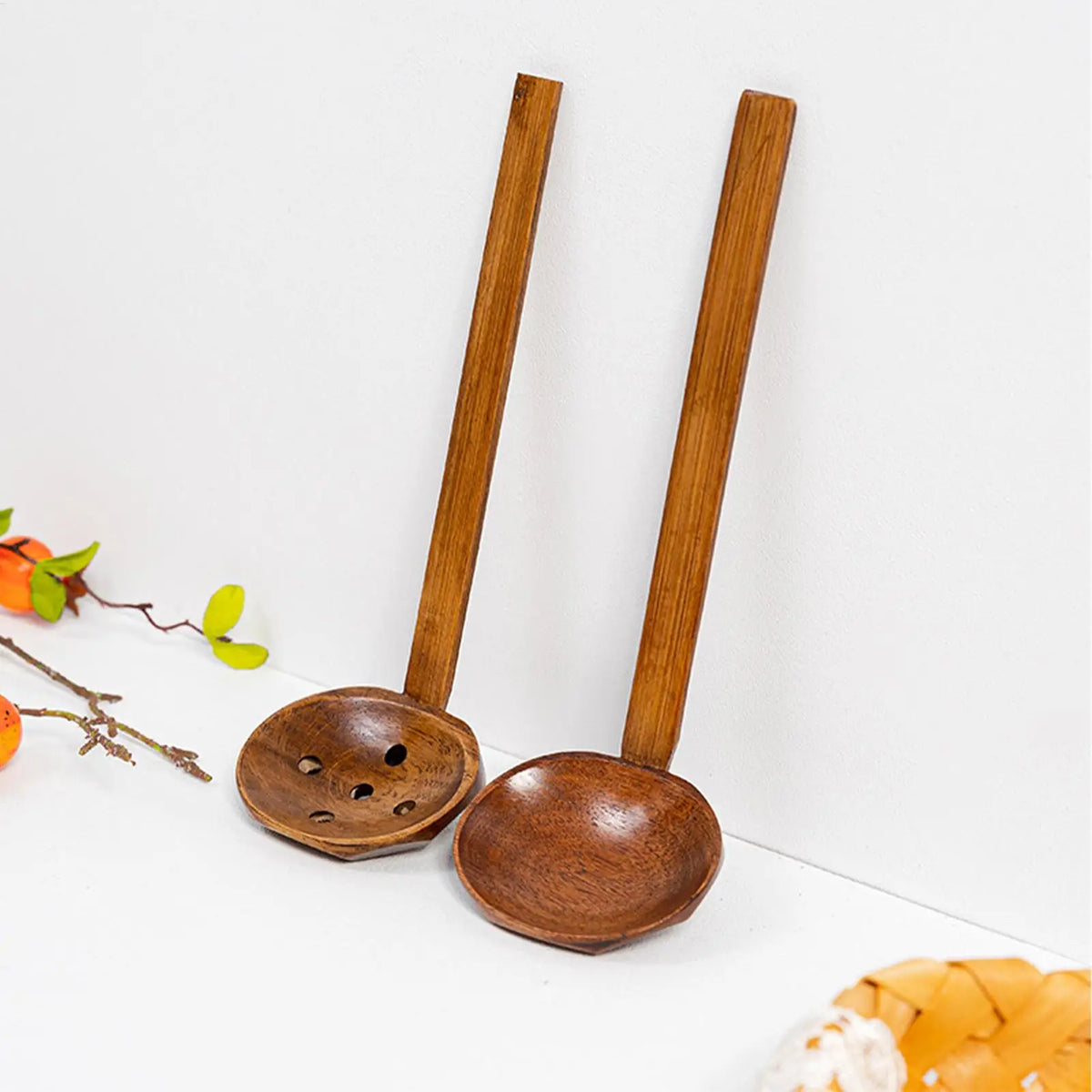 Wooden Ramen Spoon – Nanmu Turtle Shell Hot Pot Ladle Wooden Ramen Spoon Babs