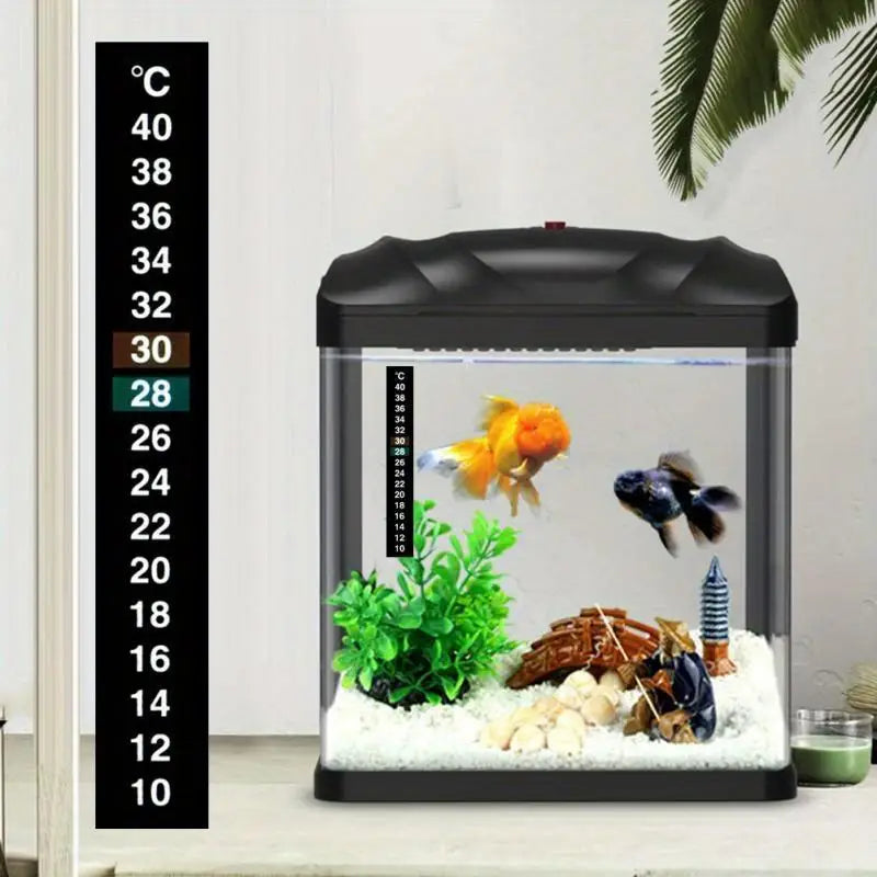6-Pack Fish Tank Thermometer Sticker Dual Scale °C/°F Aquarium Thermometer Sticker Babs