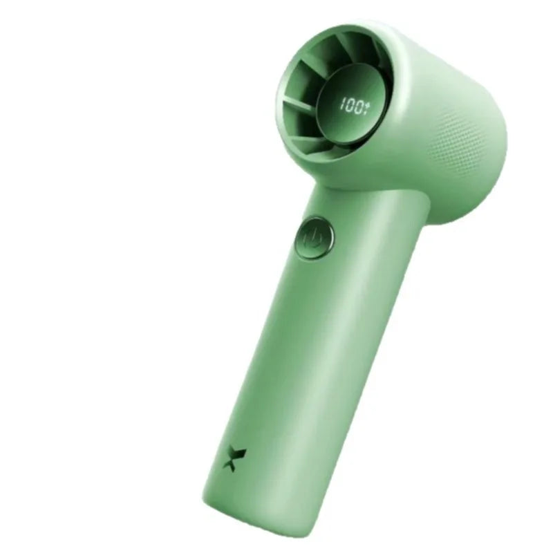 Handheld Turbo Fan USB Rechargeable Portable Outdoor Fan Digital Display Handheld Portable Fan Babs