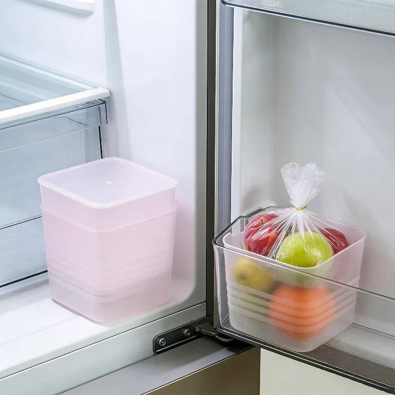 2-Pack Food Grade Fridge Door Organizer & Storage Bins Fridge Storage Organizer Babs