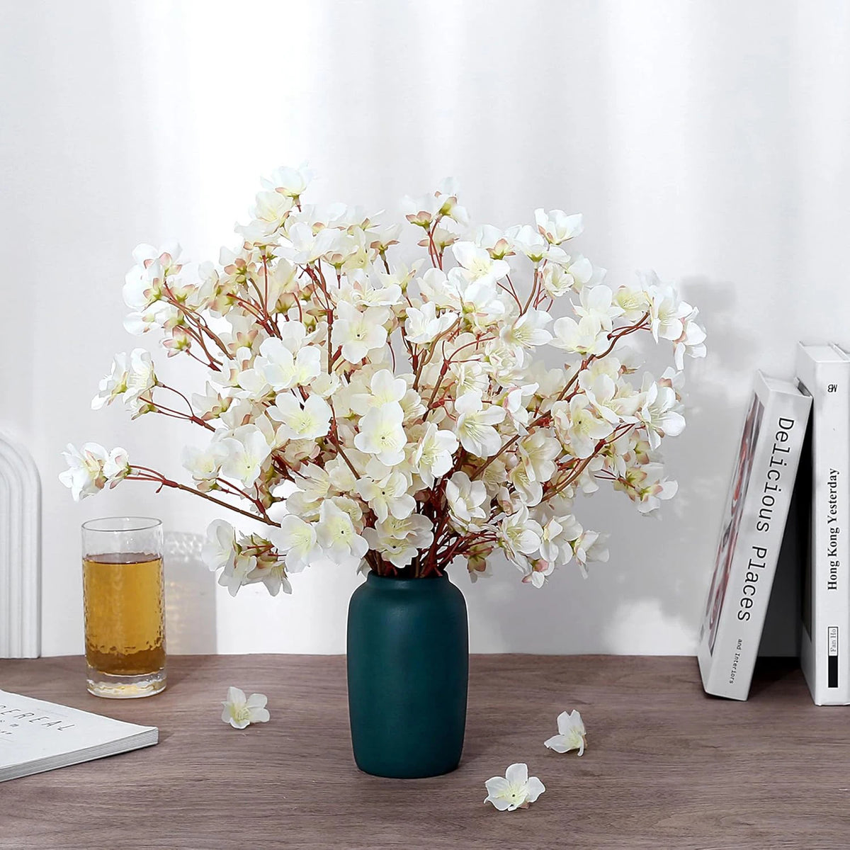 Silk Peach Blossom Artificial Flowers – Wedding & Home Décor Artificial Silk Flowers Babs