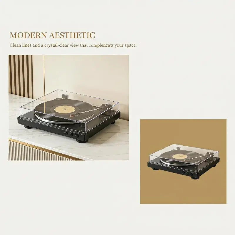 Acrylic Dust Cover for AT-LP120XUSB – Clear Turntable Protection Turntable Dust Cover Babs