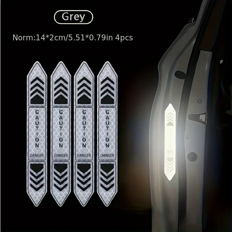 High-Reflective Arrow Door Stickers – Nighttime Safety Decals Reflective Safety Decals Babs