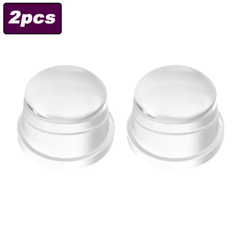 Transparent Silicone Door Stopper Wall Protector Bumper Pad Door Stopper Bumper Babs B-2pcs