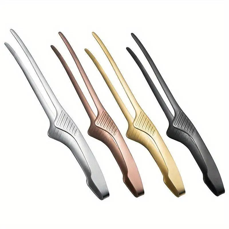 Stainless Steel BBQ Tongs – Anti-Slip & Self-Standing BBQ Kitchen Tongs Babs