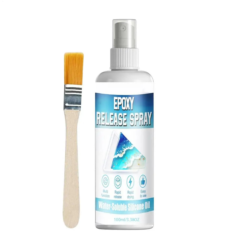 Epoxy Mold Release Spray 100ml – Resin, Candle & Casting Mold Release Spray Babs 1pcs
