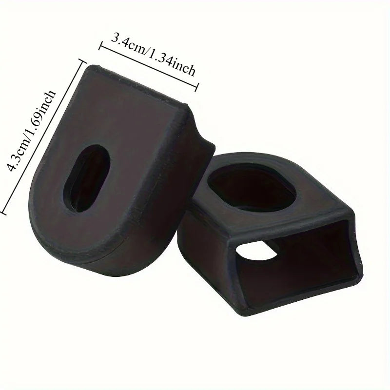 Silicone Bike Crank Protector Covers – 5 Pairs MTB & Road Bike Crank Protector Babs